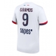 Paris Saint-Germain Goncalo Ramos #9 Replike Gostujuci Dres 2025-26 Kratak Rukav